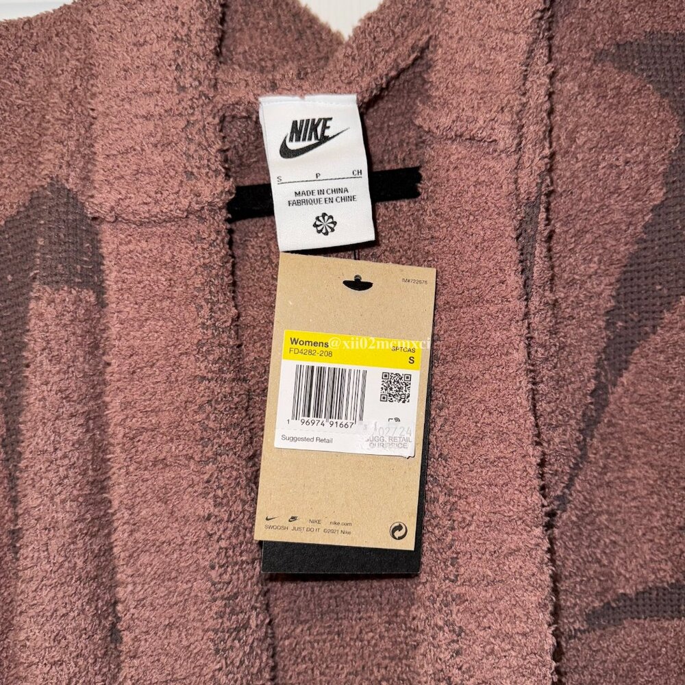 NIKE SPORTSWEAR PHOENIX COZY BOUCLE CARDIGAN SIZE S - Picture 2 of 5